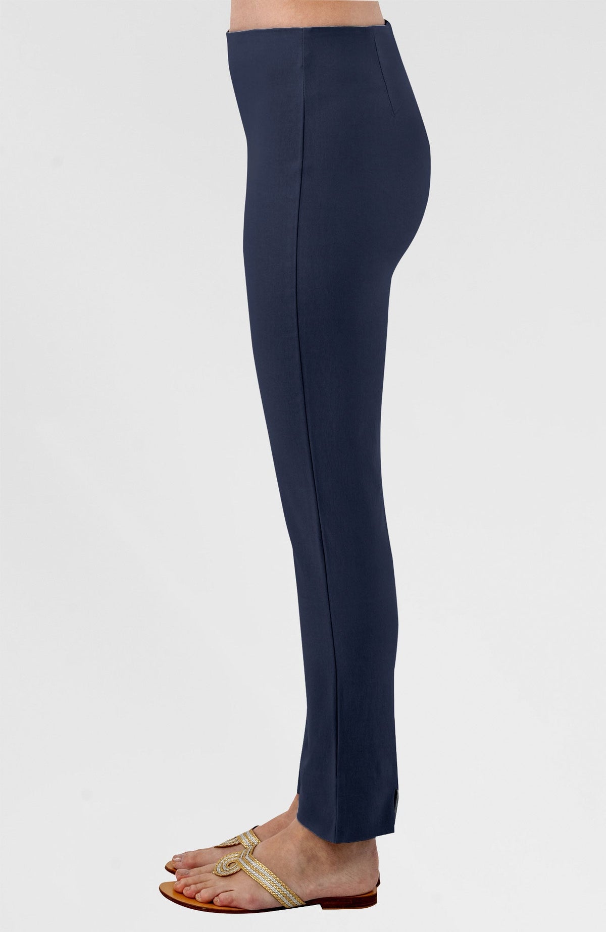 Gripeless Pull On Pants Solid - Darks Navy