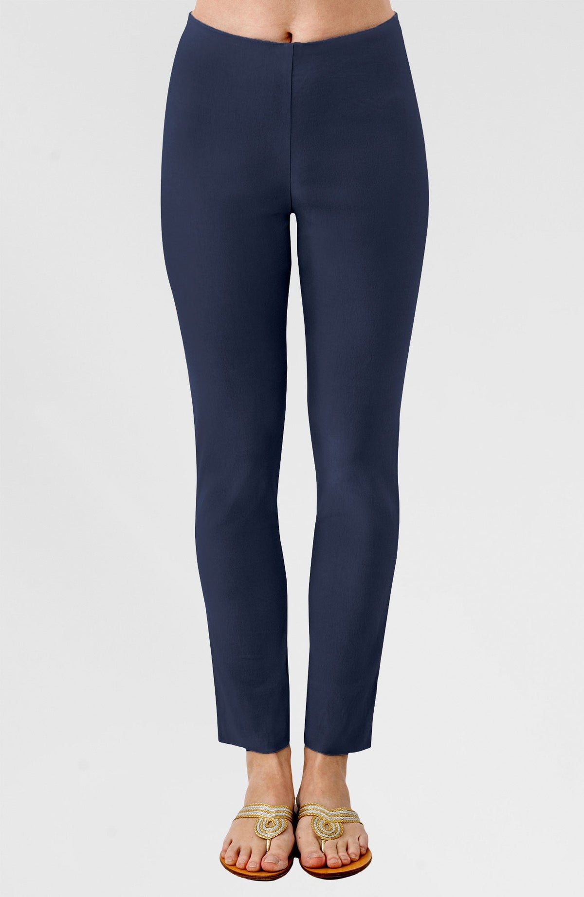 Gripeless Pull On Pants Solid - Darks Navy