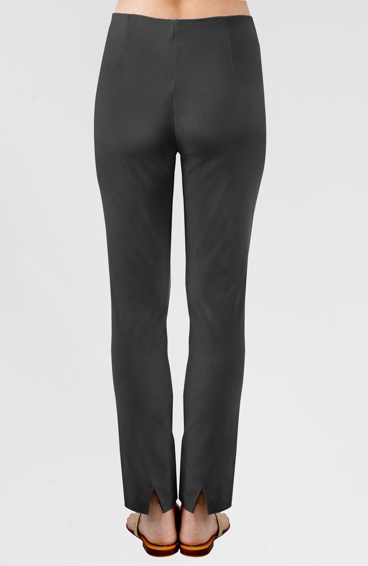 Gripeless Pull On Pants Solid - Darks Charcoal