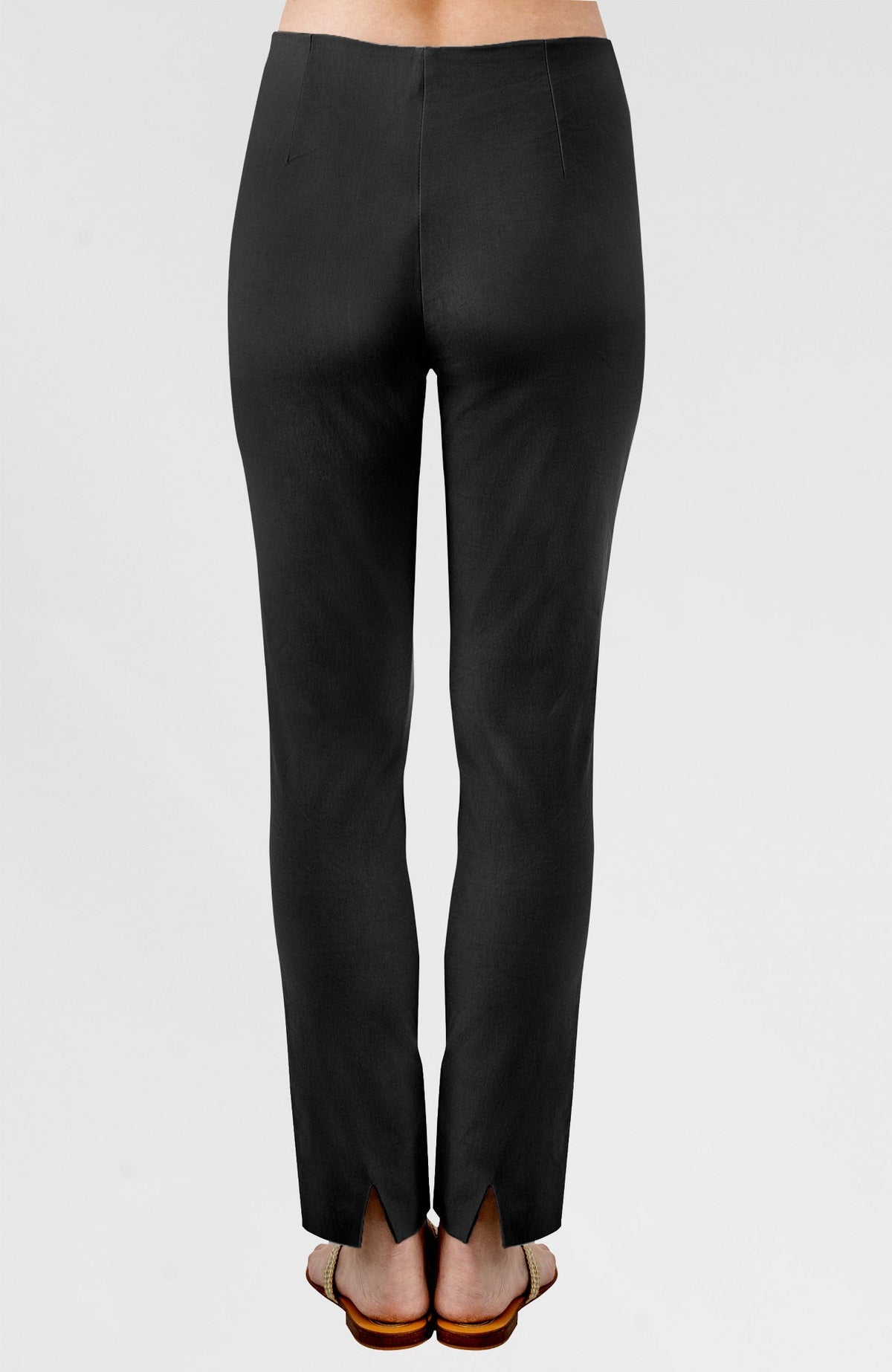 Gripeless Pull On Pants Solid - Darks Black