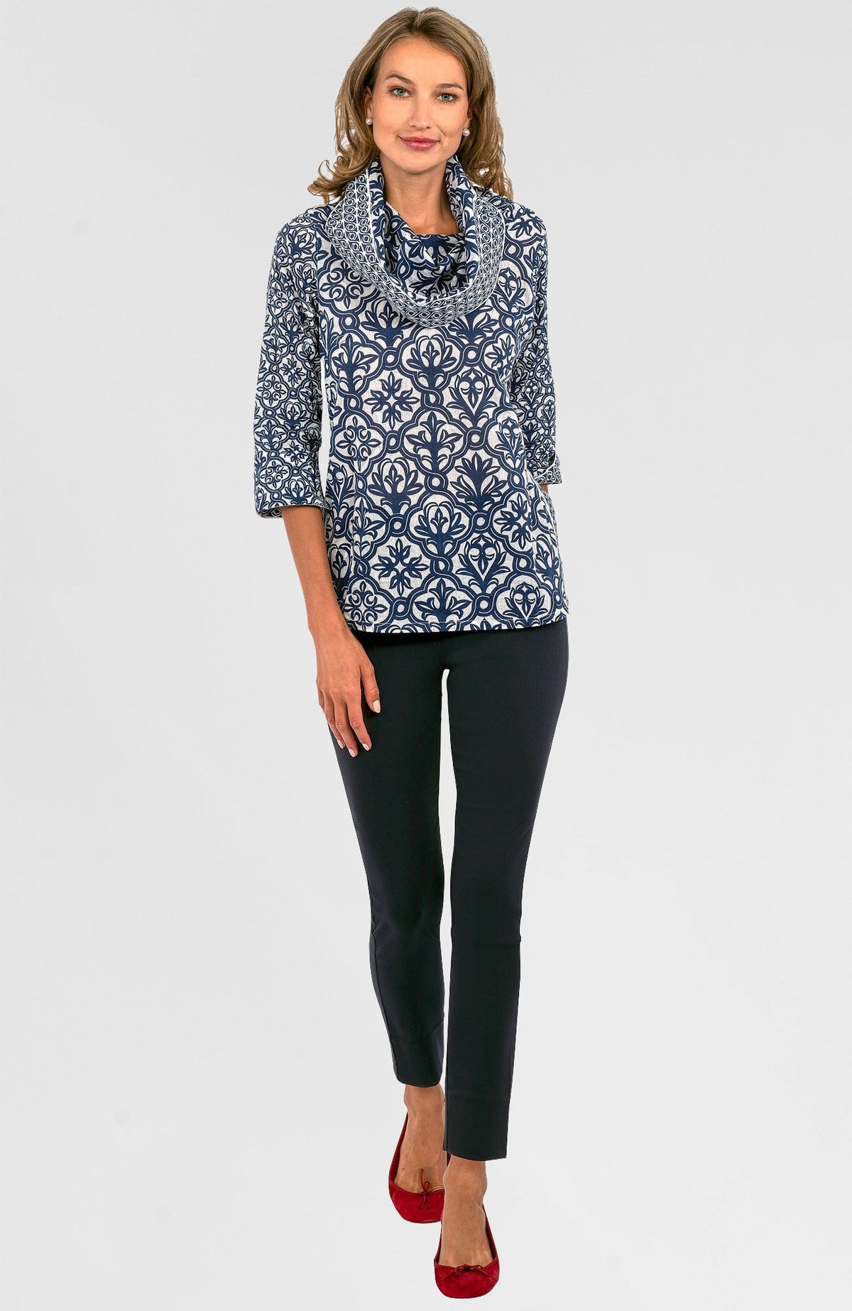 Gripeless Pull On Pants Solid - Darks Black