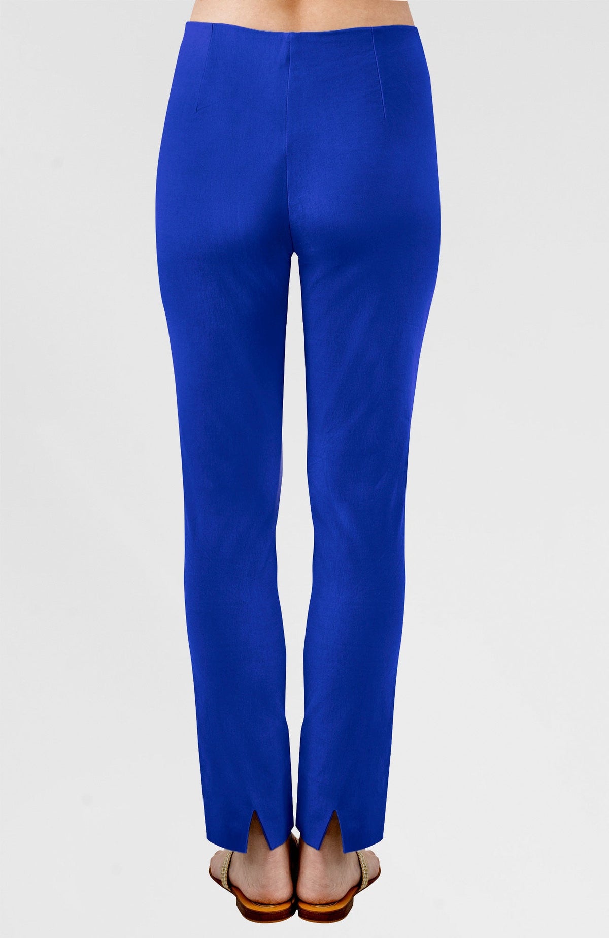 Gripeless Pull On Pants Solid - Darks Azure Blue