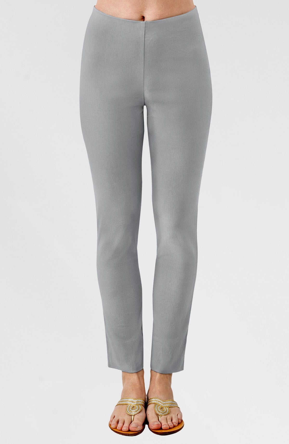 Gripeless Pull On Pants Solid - Earth Tones Haze 27"