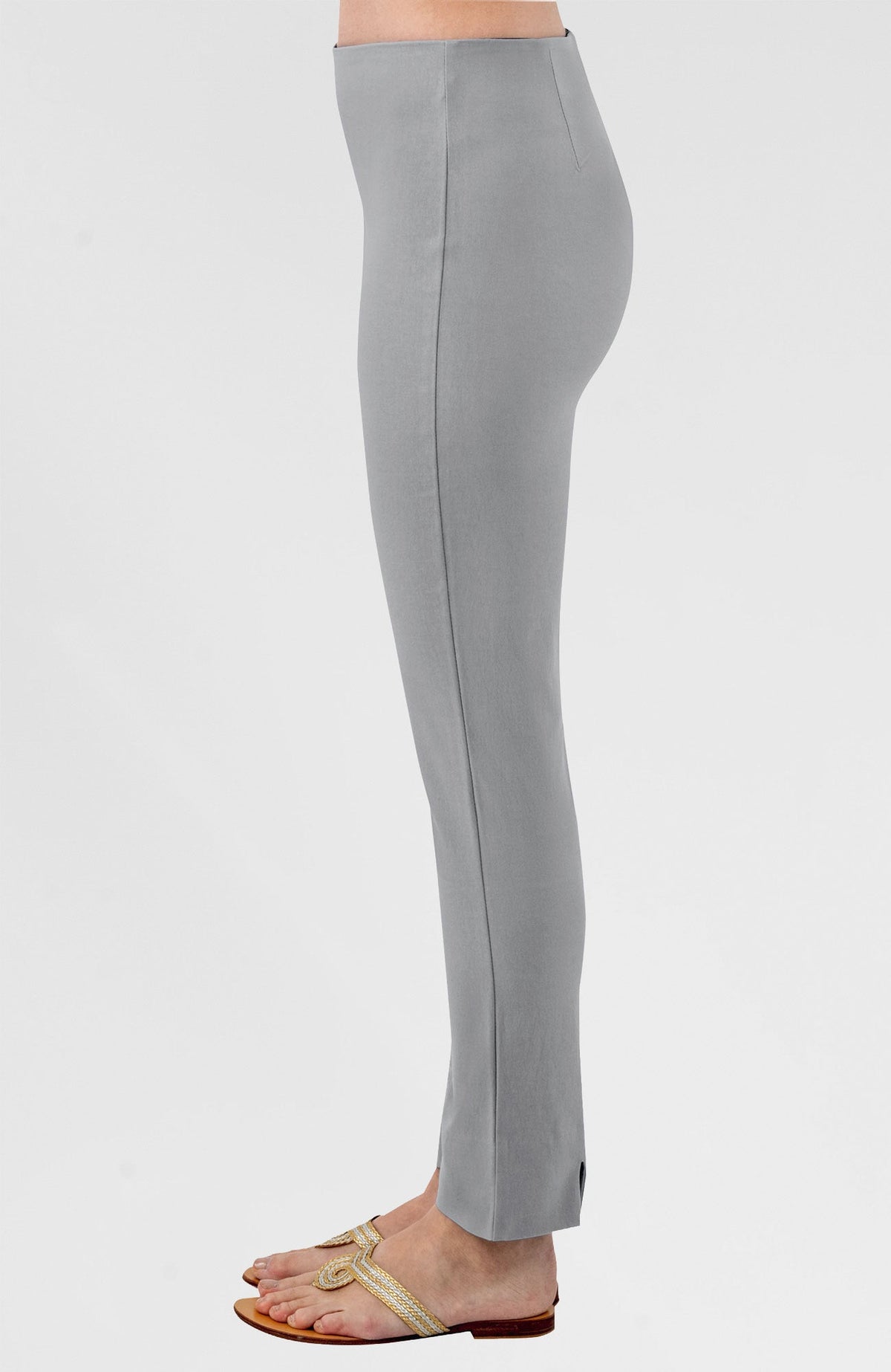 Gripeless Pull On Pants Solid - Earth Tones Haze 27"