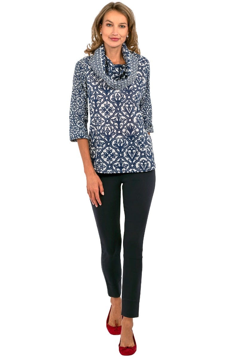 Gripeless Pull On Pants - Solid - Goddess (XXL) Black