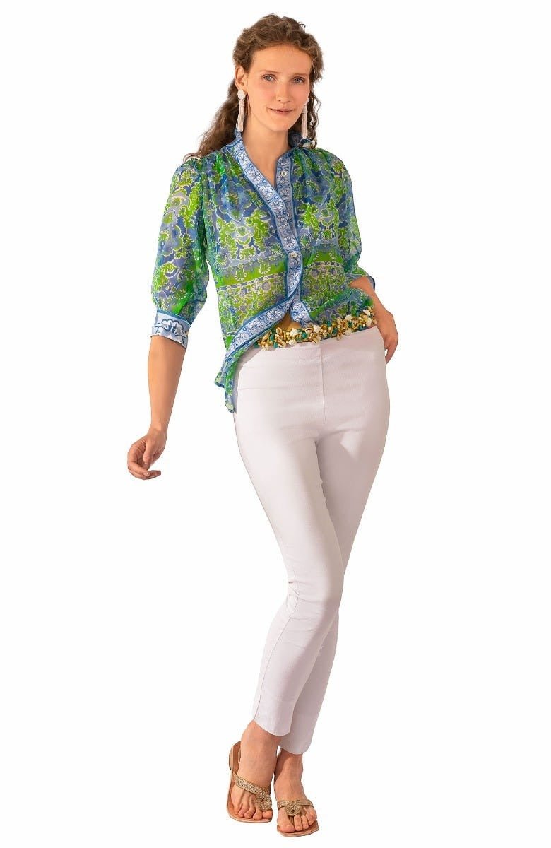 Gripeless Pull On Pants - Solid - Goddess (XXL) White