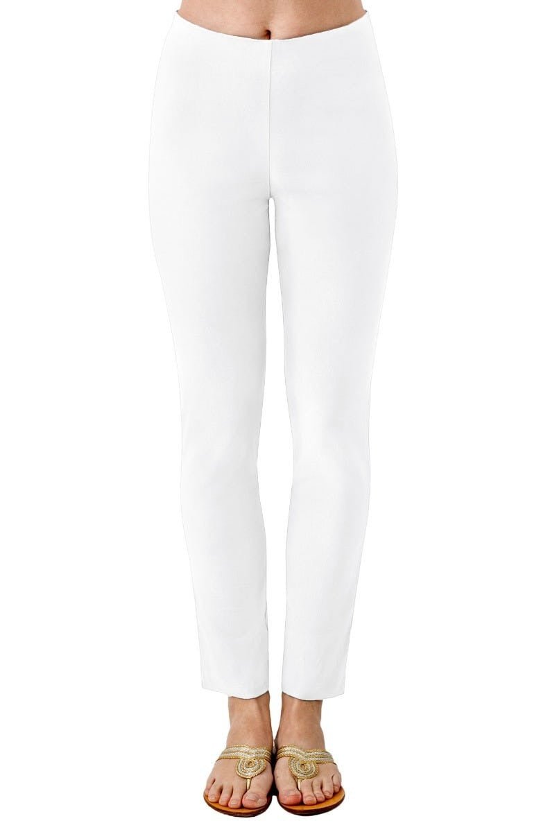 Gripeless Pull On Pants - Solid - Goddess (XXL) White