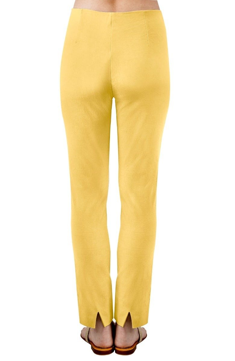 Gripeless Pull On Pants - Solid - Goddess (XXL) Pale Yellow 27"