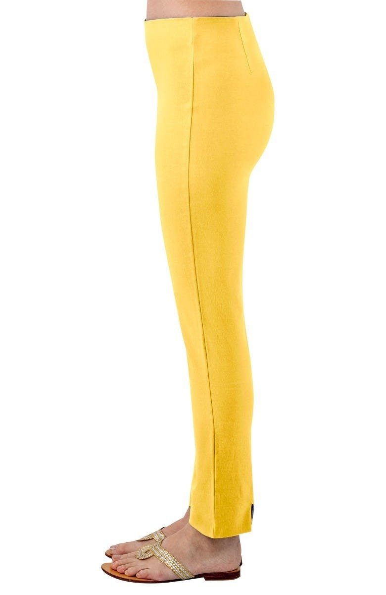 Gripeless Pull On Pants - Solid - Goddess (XXL) Pale Yellow 27"