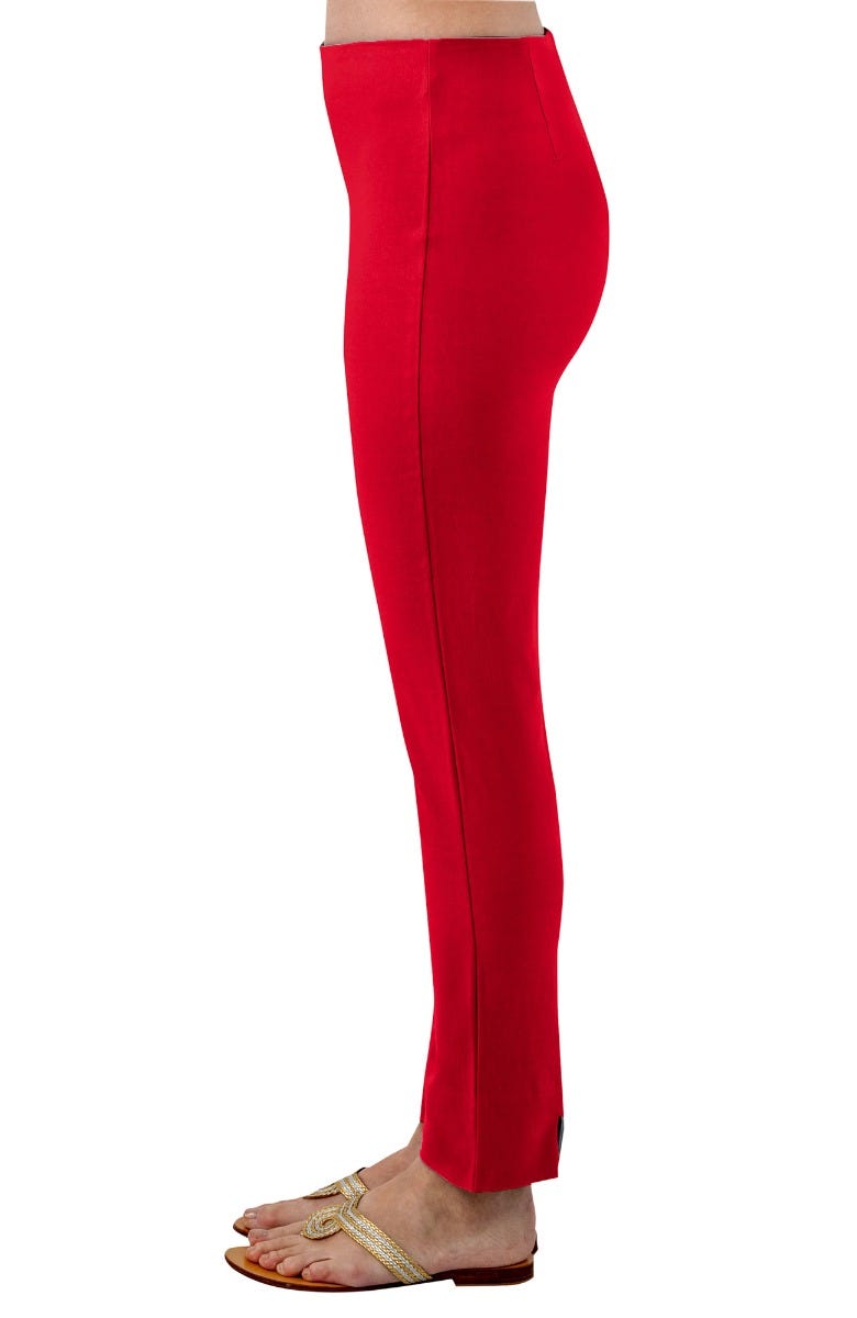 Gripeless Pull On Pants - Solid - Goddess (XXL) Crimson