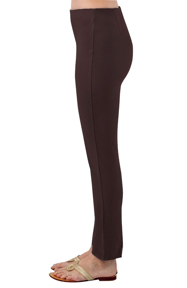 Gripeless Pull On Pants - Solid - Goddess (XXL) Espresso