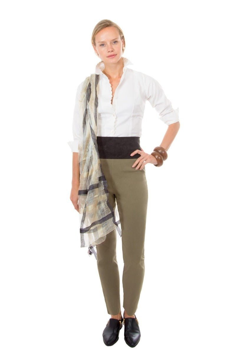 Gripeless Pull On Pants - Solid - Goddess (XXL) Olive