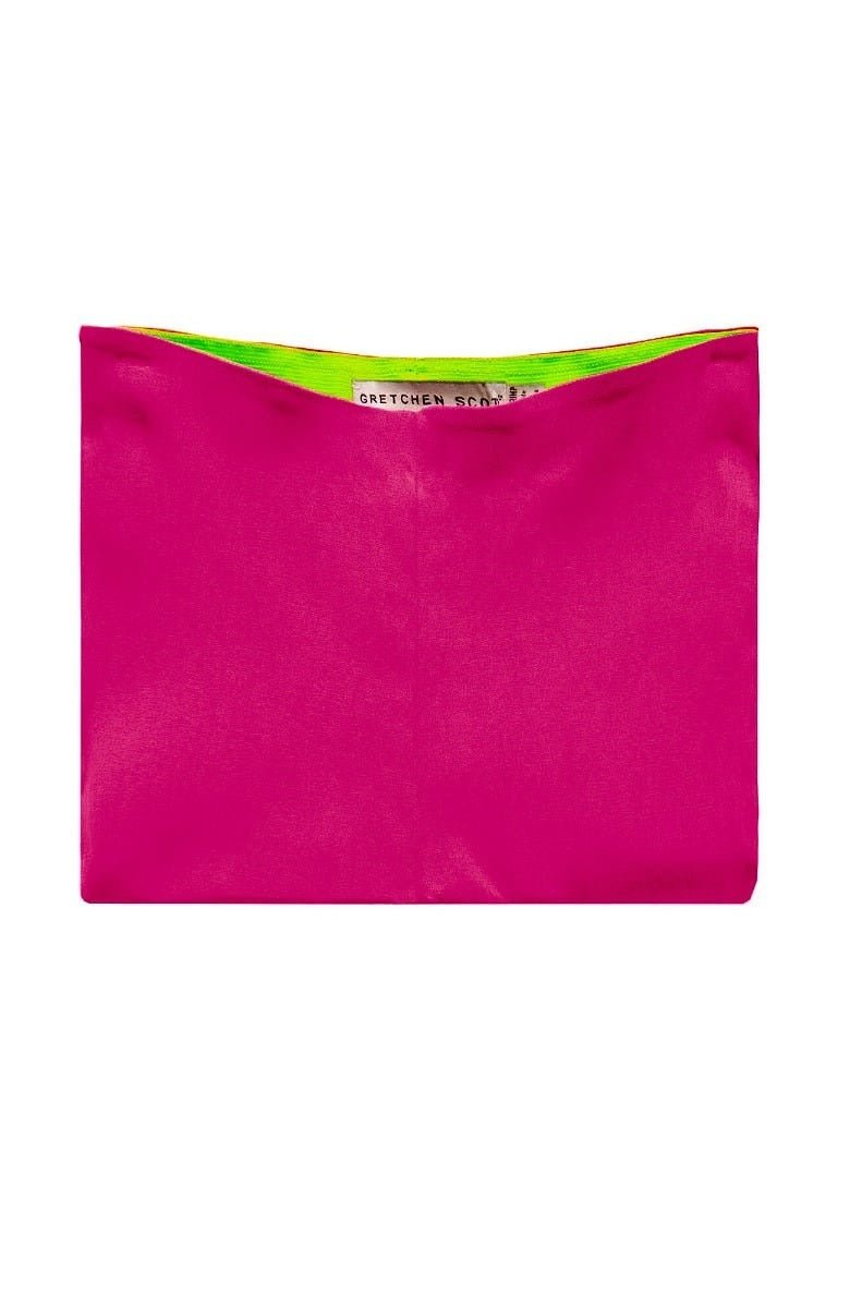 Gripeless Pull On Pants - Solid - M Hotpink