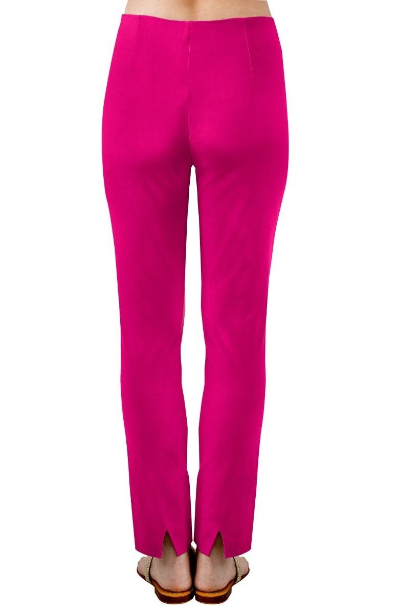 Gripeless Pull On Pants - Solid - M Hotpink