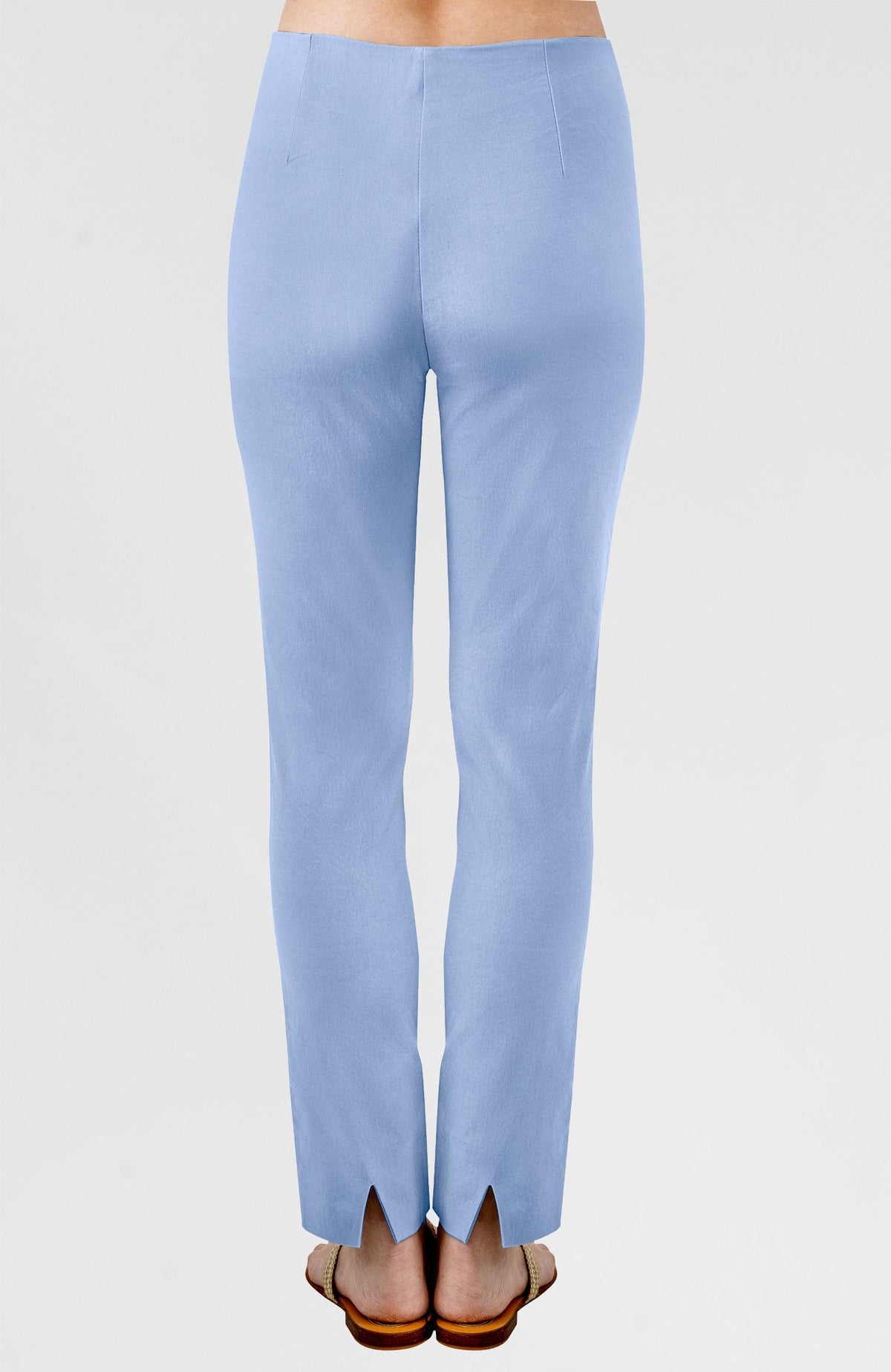 Gripeless Pull On Pants Solid - Neutrals Periwinkle