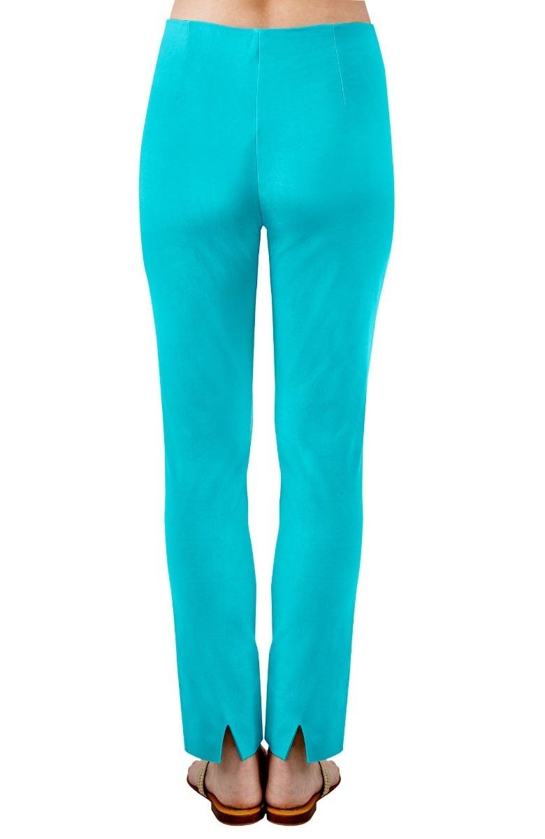 Gripeless Pull On Pants - Solid - Shrimp (XXS) Turquoise