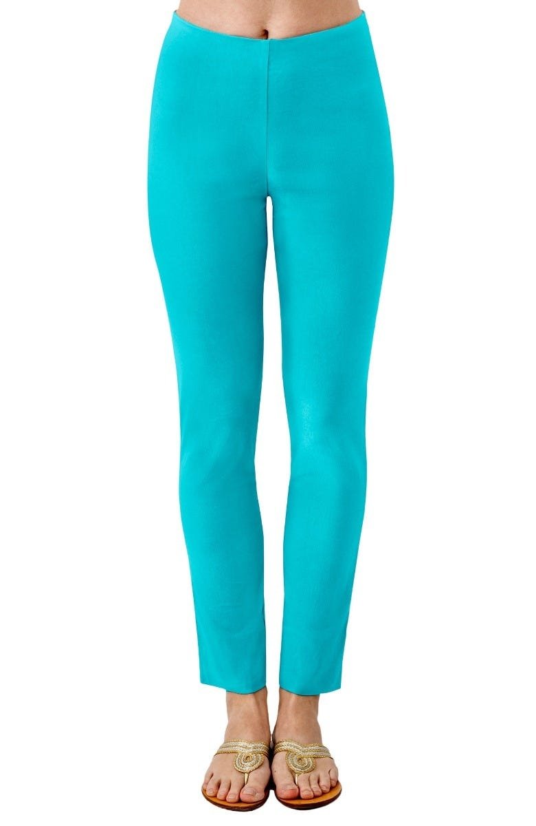 Gripeless Pull On Pants - Solid - Shrimp (XXS) Turquoise
