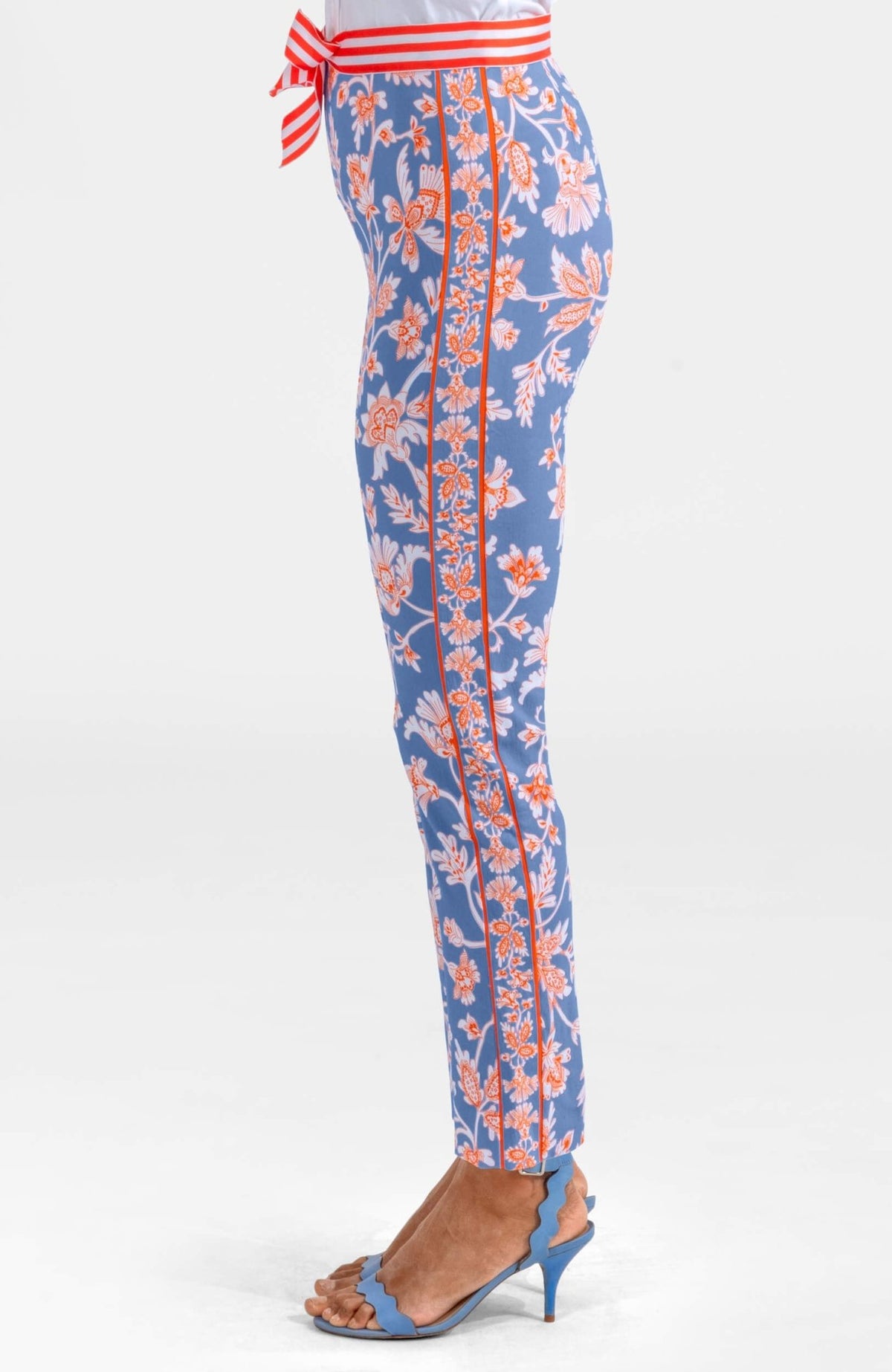 Gripeless Pull On Pants - Stunning Stippling Periwinkle