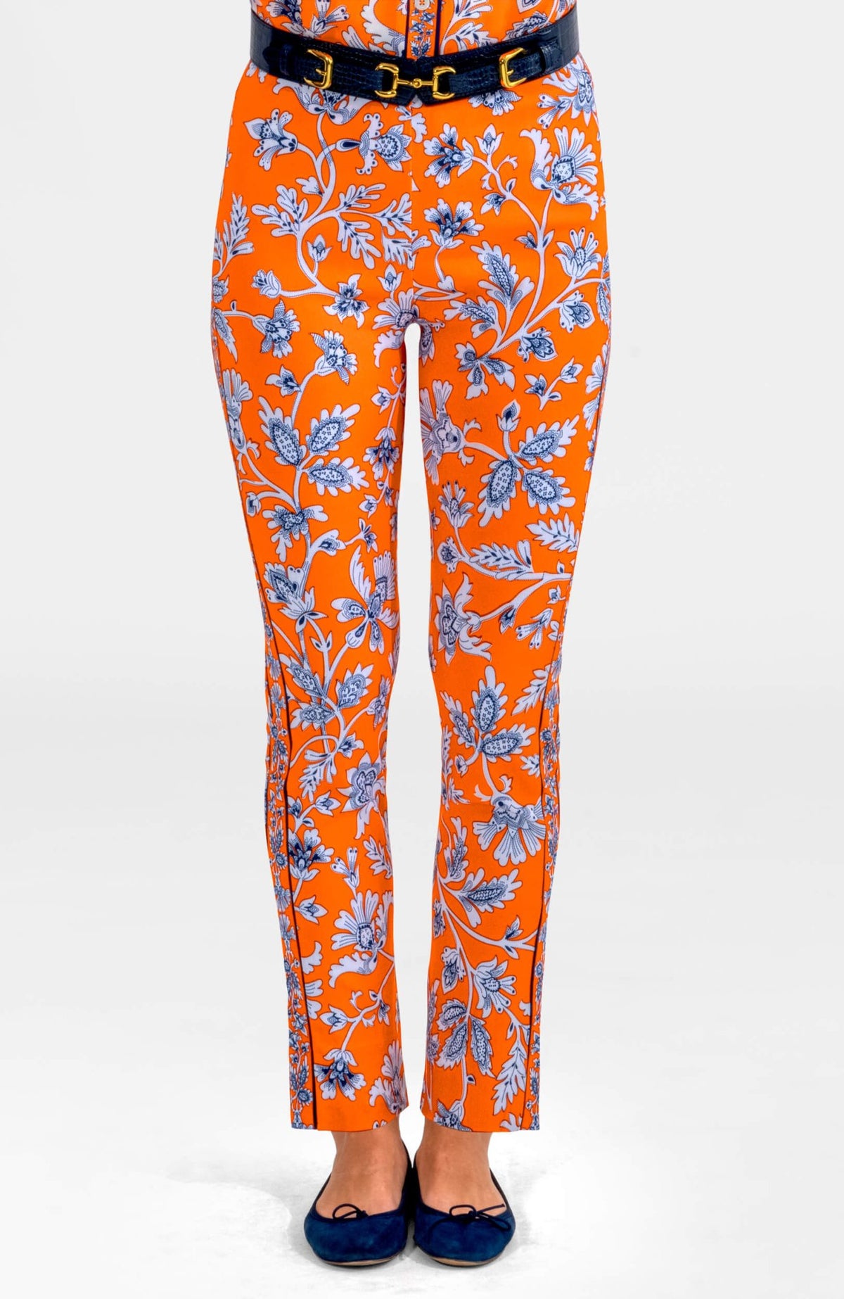 Gripeless Pull On Pants - Stunning Stippling Orange