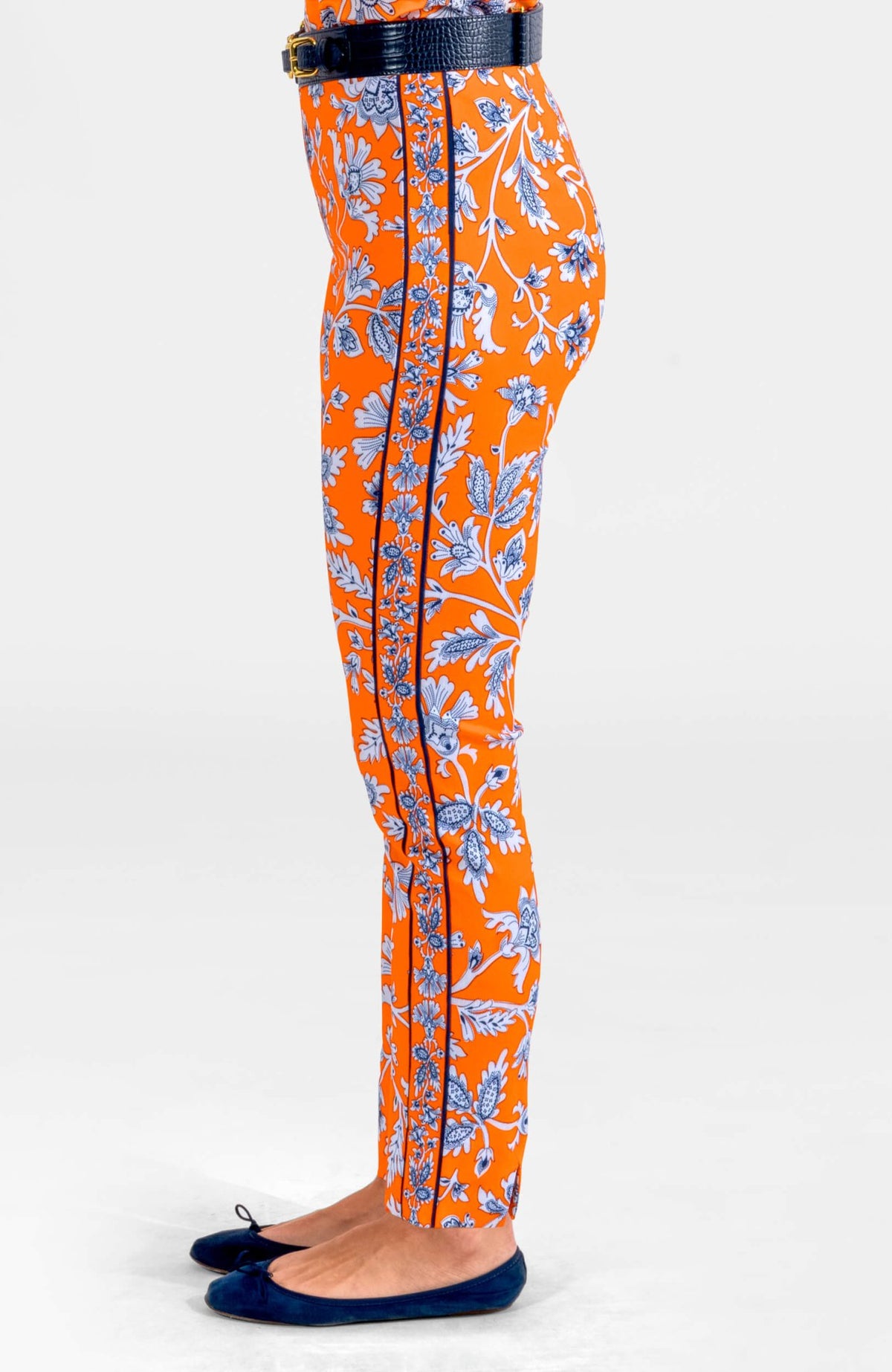 Gripeless Pull On Pants - Stunning Stippling Orange