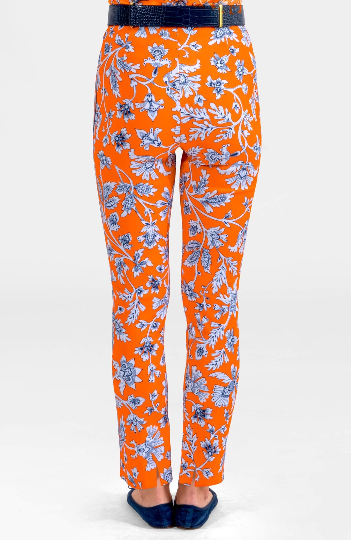 Gripeless Pull On Pants - Stunning Stippling Orange