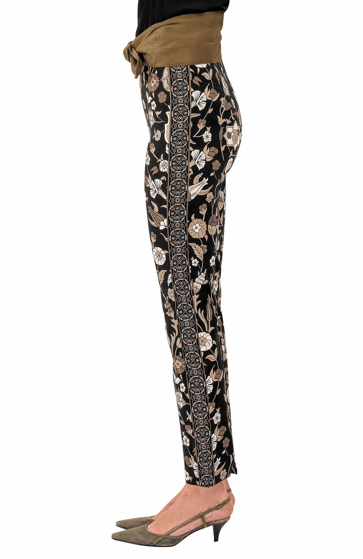 Gripeless Pull On Pants - Topkapi - Final Sale Black