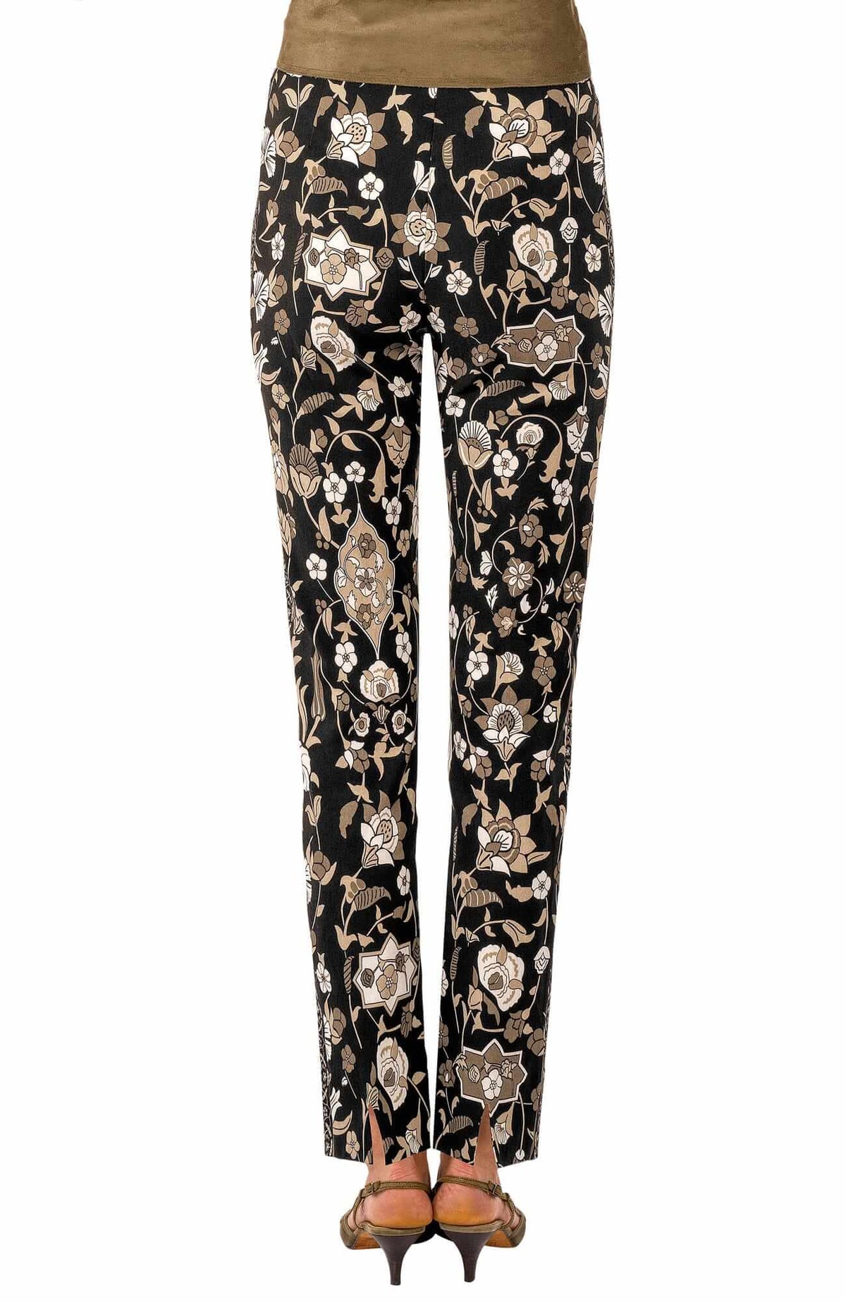 Gripeless Pull On Pants - Topkapi - Final Sale Black