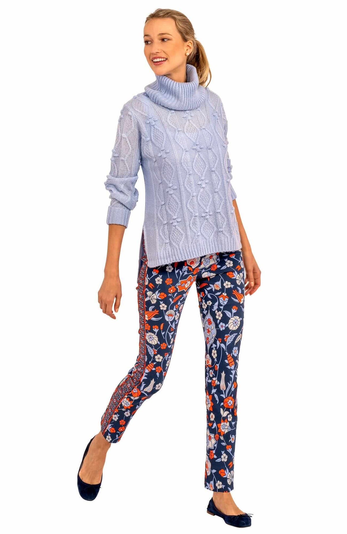 Gripeless Pull On Pants - Topkapi - Final Sale Navy