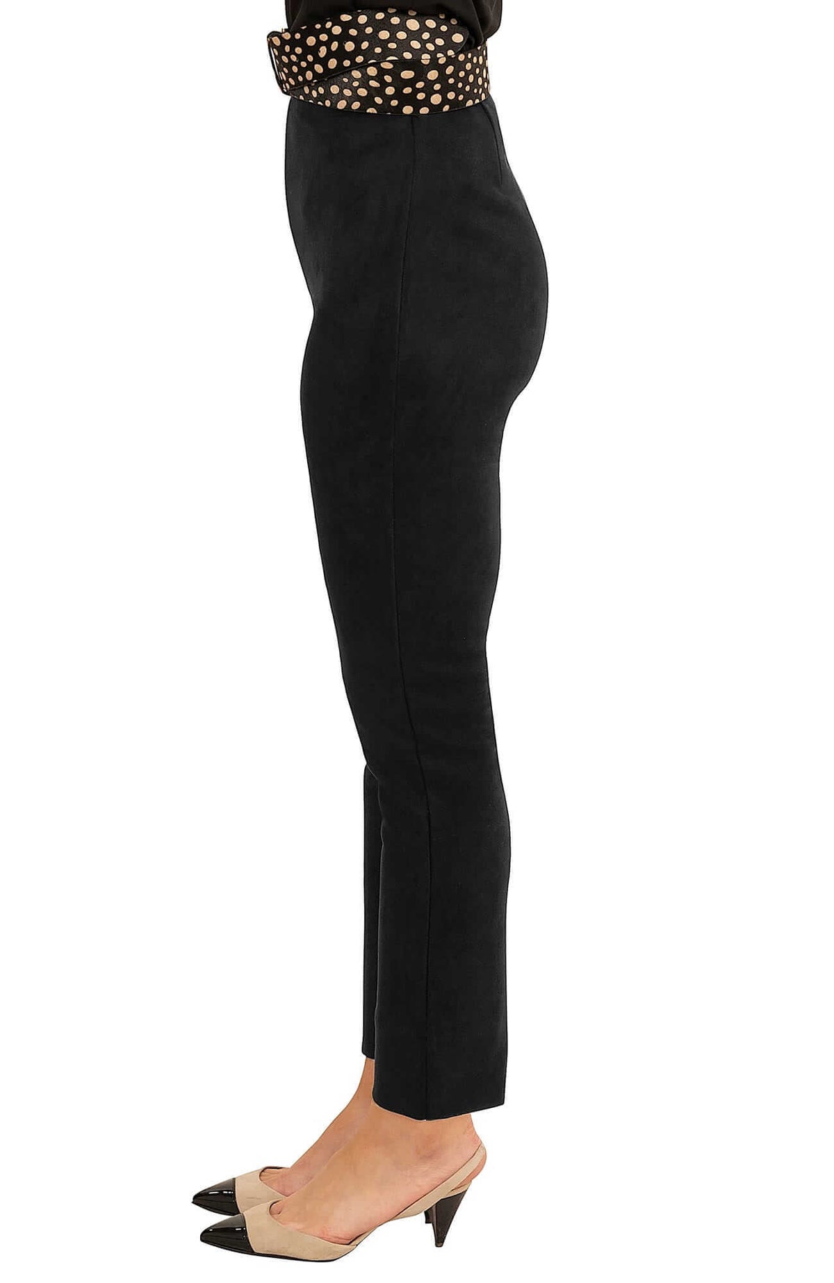 Gripeless Pull On Pants - Ultra Suede Black
