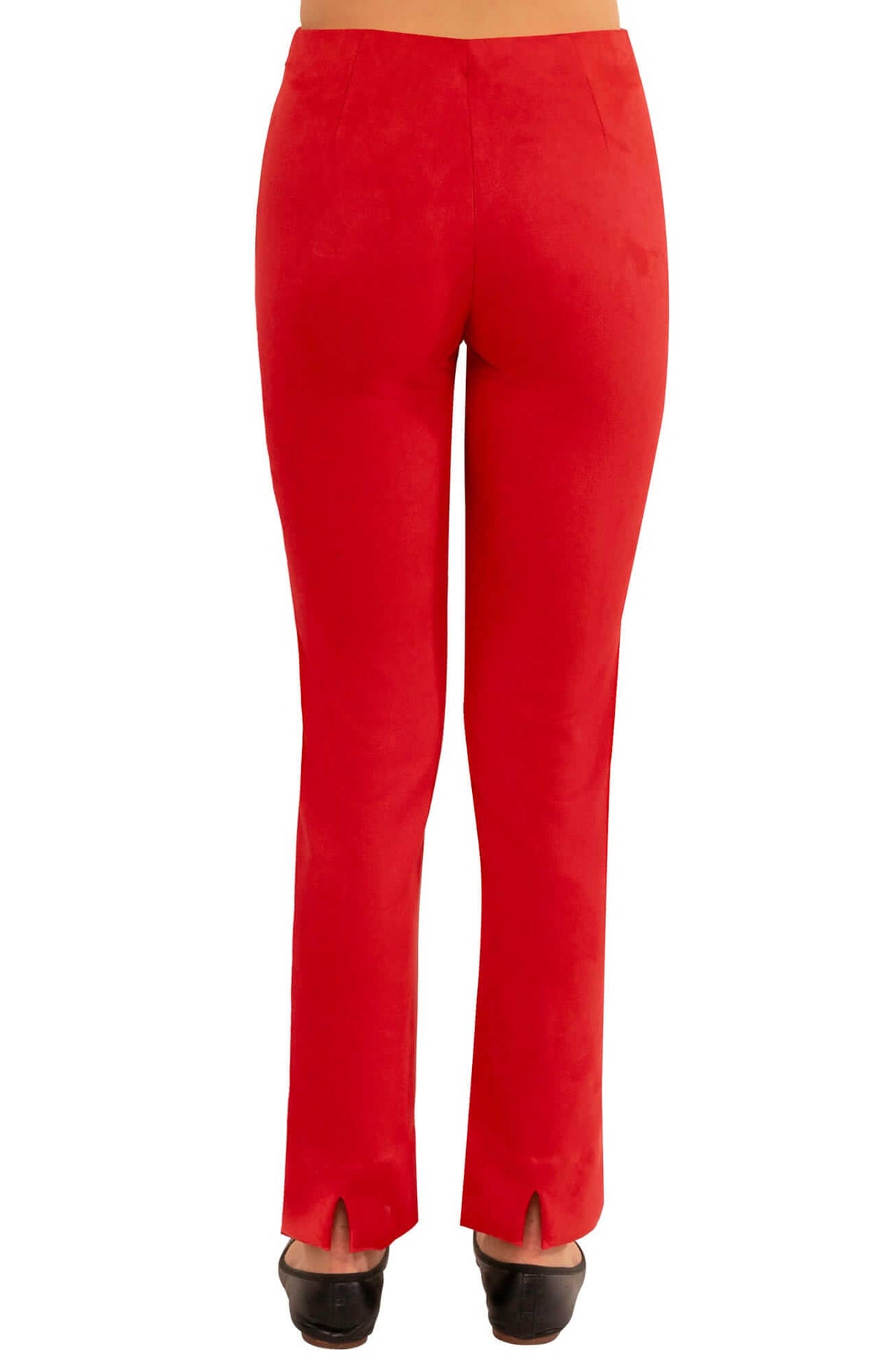 Gripeless Pull On Pants - Ultra Suede Red
