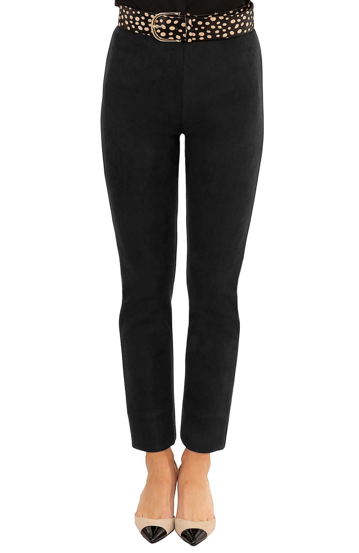 Gripeless Pull On Pants - Ultra Suede Black