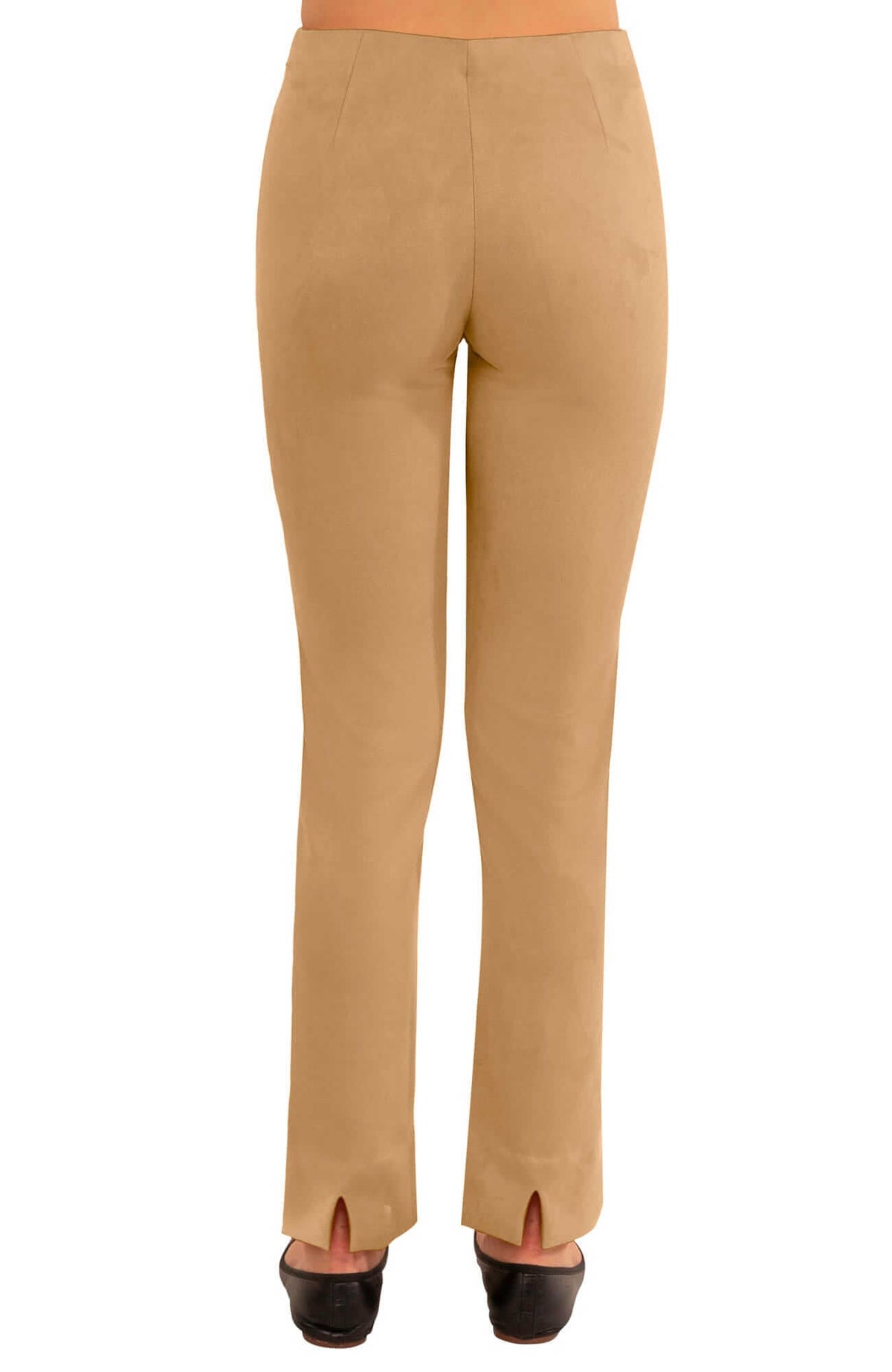 Gripeless Pull On Pants - Ultra Suede Beige