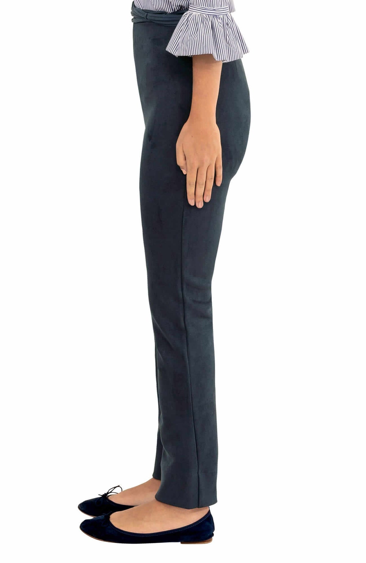 Gripeless Pull On Pants - Ultra Suede Navy