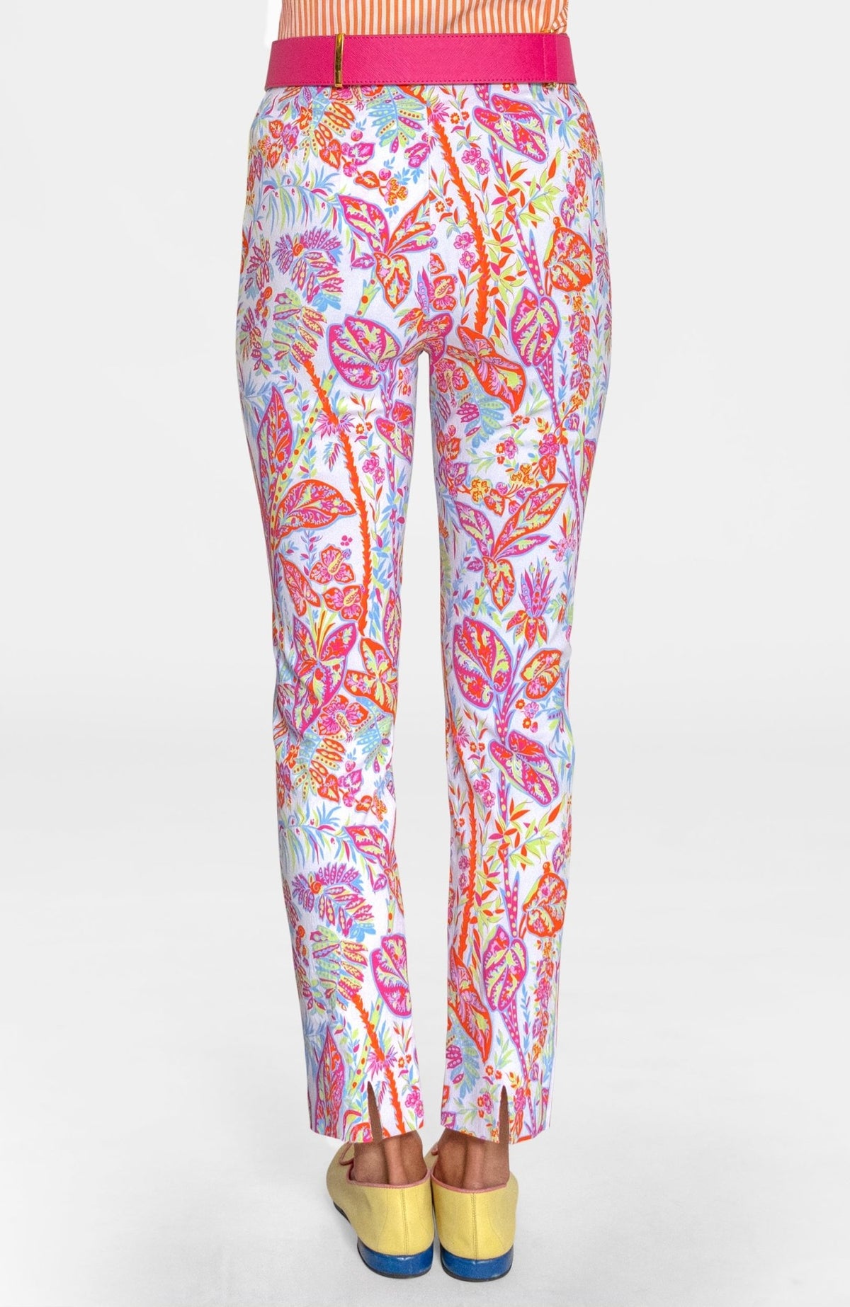 Gripeless Pull On Pants - Vintages Vines Brights