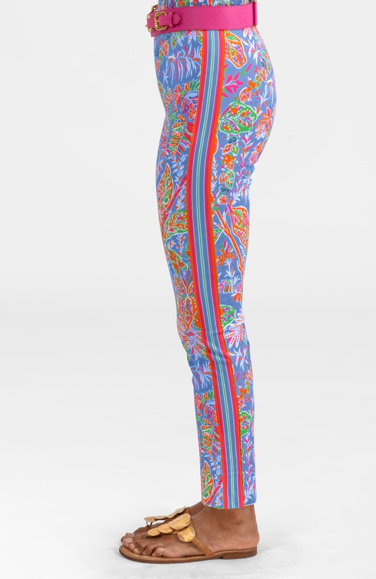 Gripeless Pull On Pants - Vintages Vines Peri