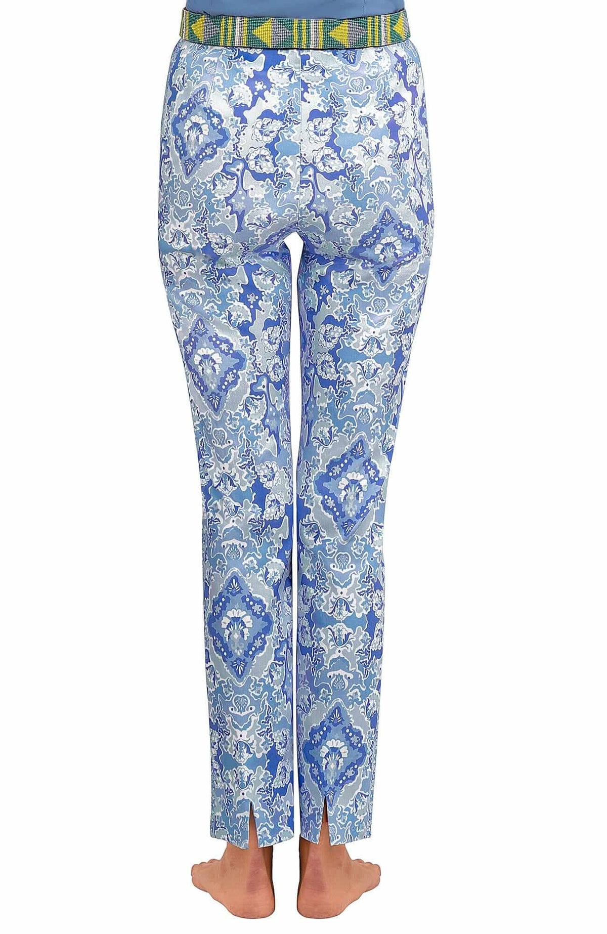 Gripeless Pull On Pants - Watteau Blues