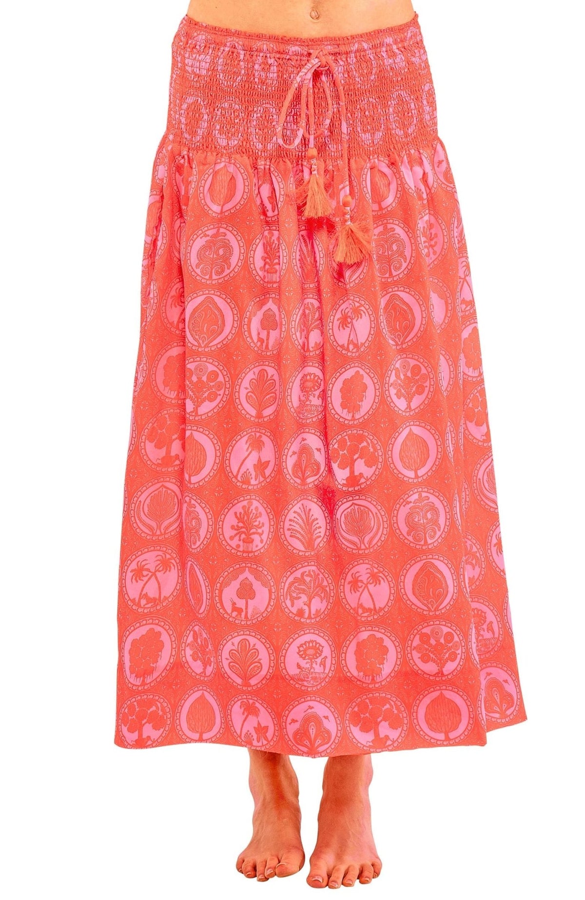 Haight Ashbury Skirt/Dress - Circle of Love Pink Red One Size
