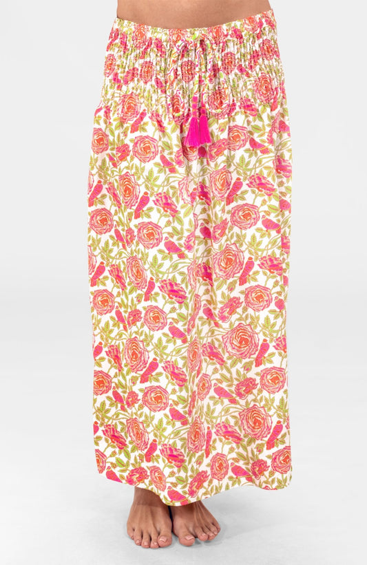 Haight Ashbury Skirt/Dress - Smell The Roses Pink Lime One Size