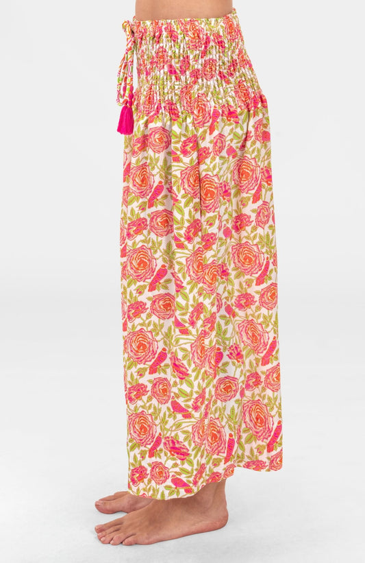 Haight Ashbury Skirt/Dress - Smell The Roses Pink Lime One Size