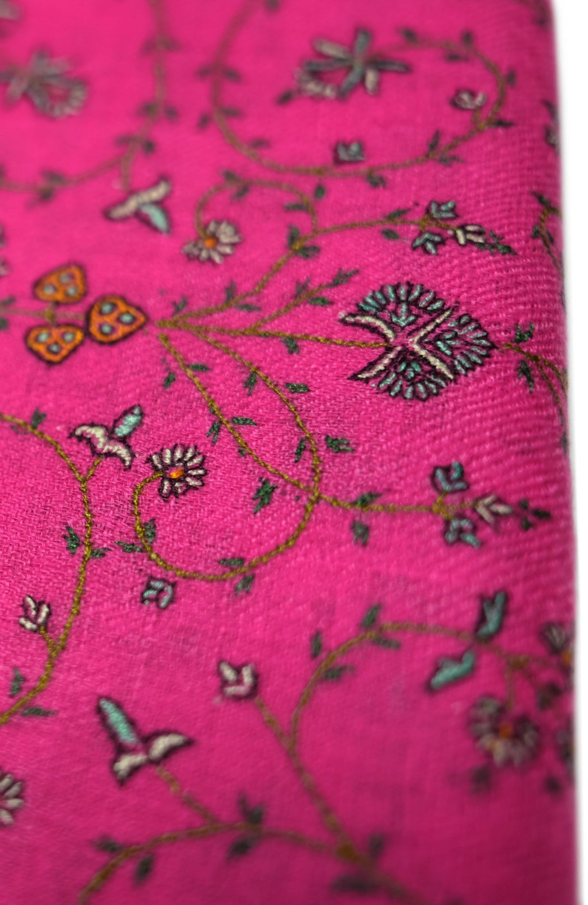 Hand Woven Cashmere Pashmina - Pink