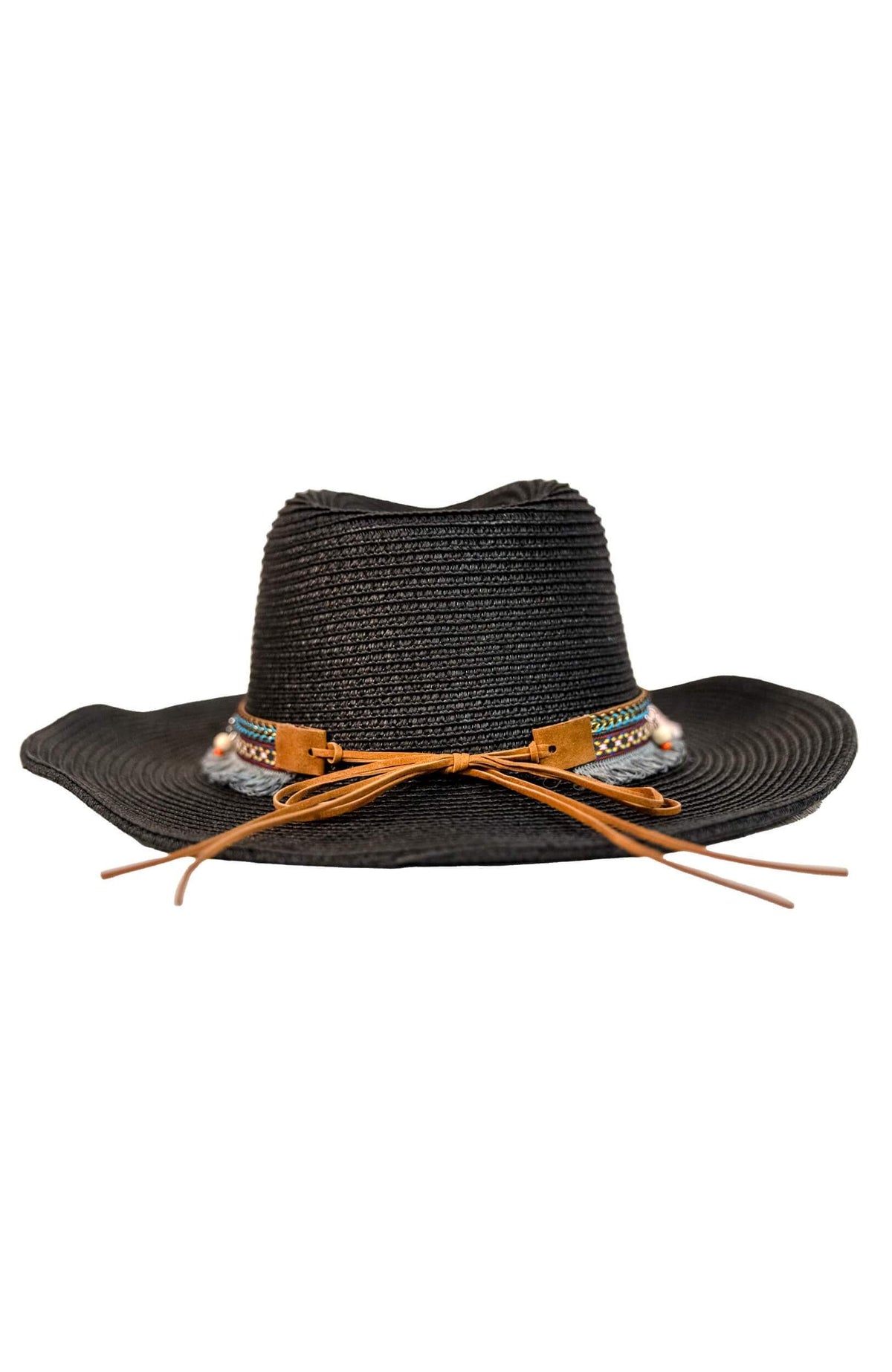 Mermaid Cowboy Hat - Band Black One Size