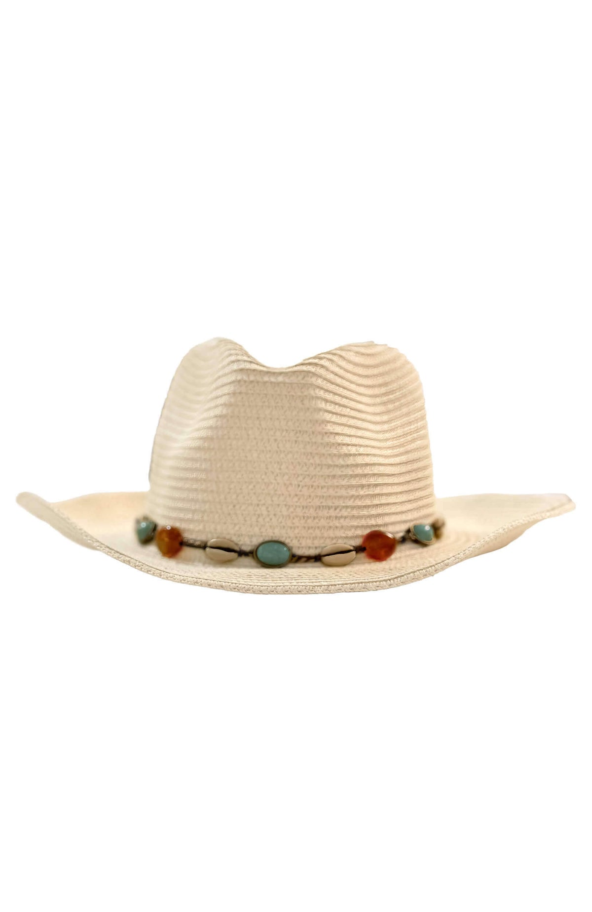 Mermaid Cowboy Hat - Stones Creme One Size