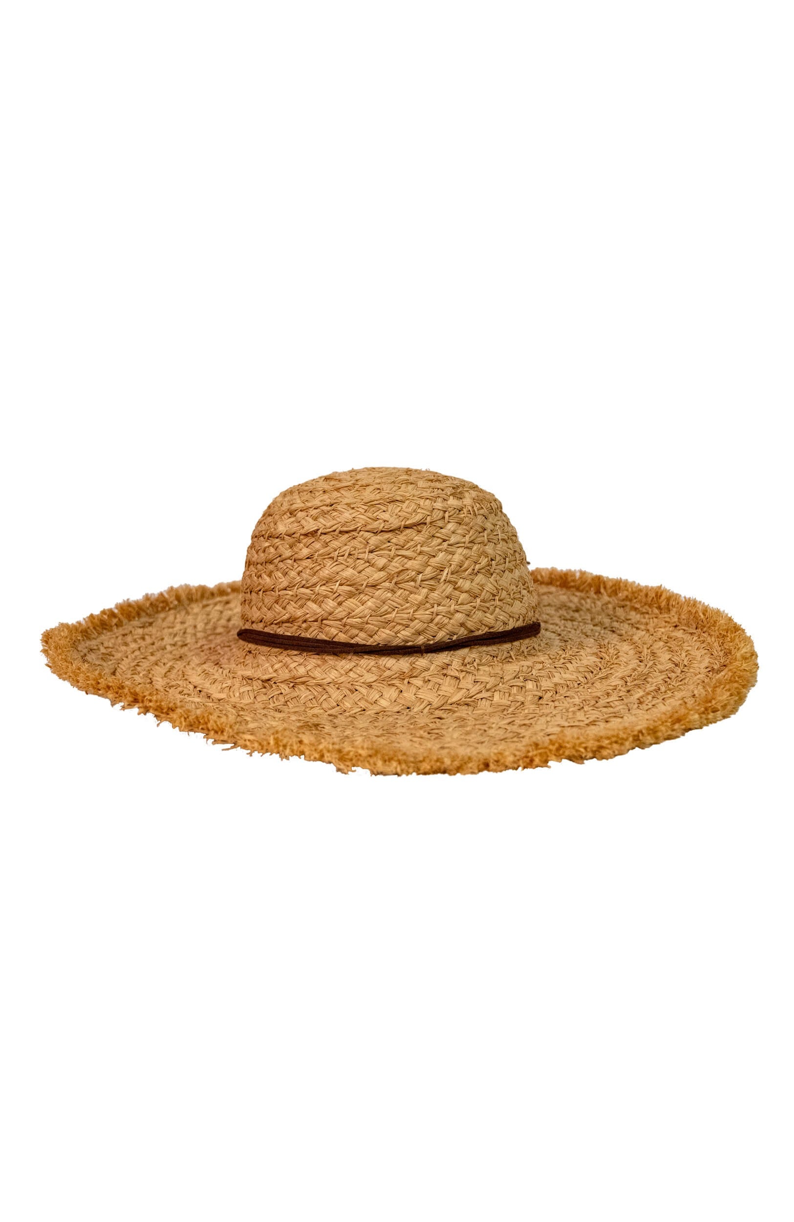 Urban Cown Girl Hat - Natural Straw Beige One Size