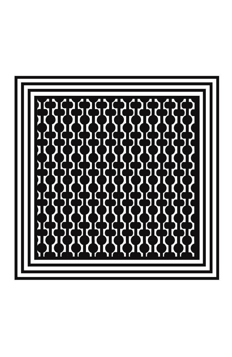 HAVANA NIGHTS NAPKINS SET/4 Black