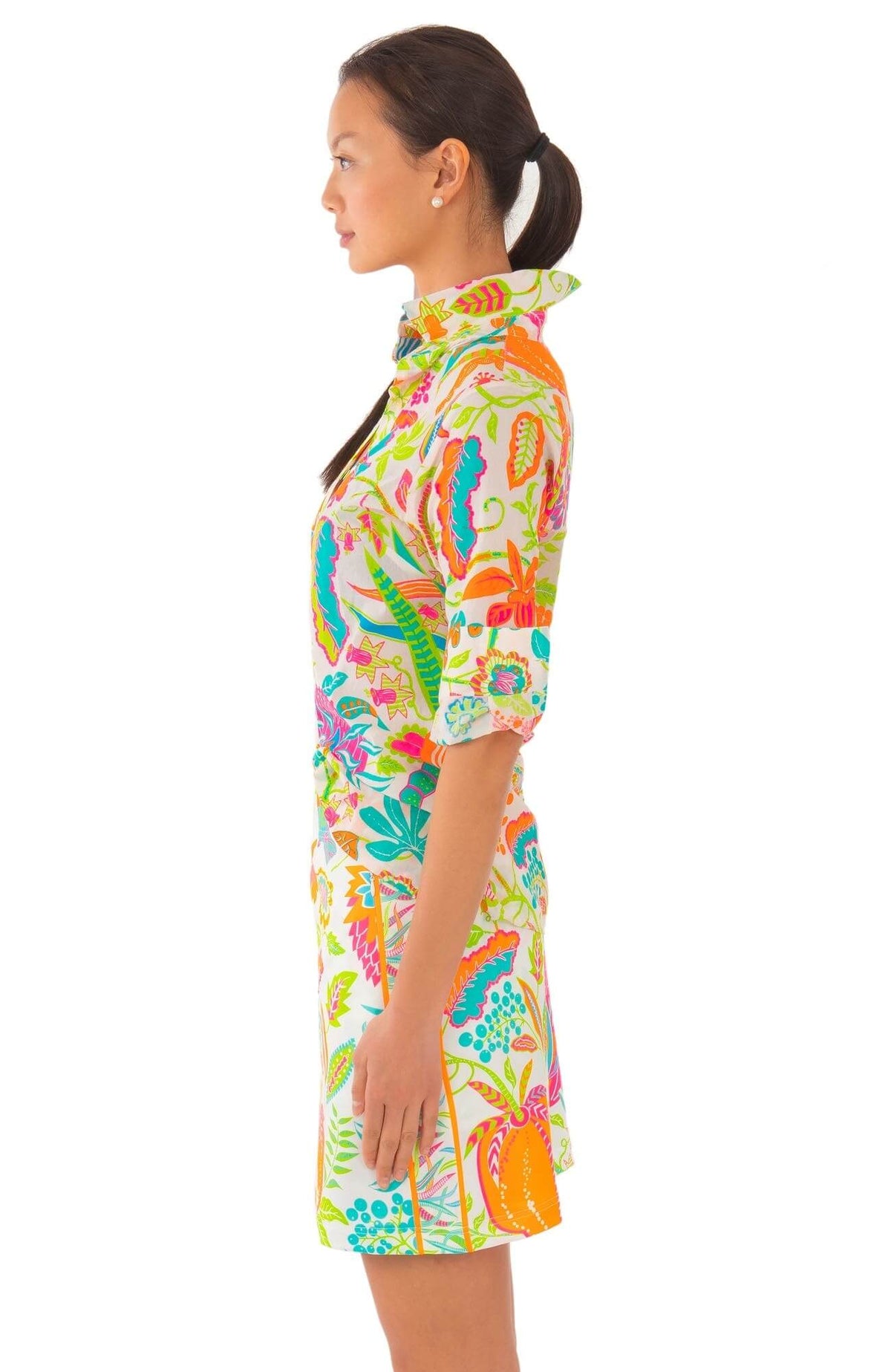 Comfy Cozy Voile Shirt - Hummingbird Heaven - Final Sale Multi