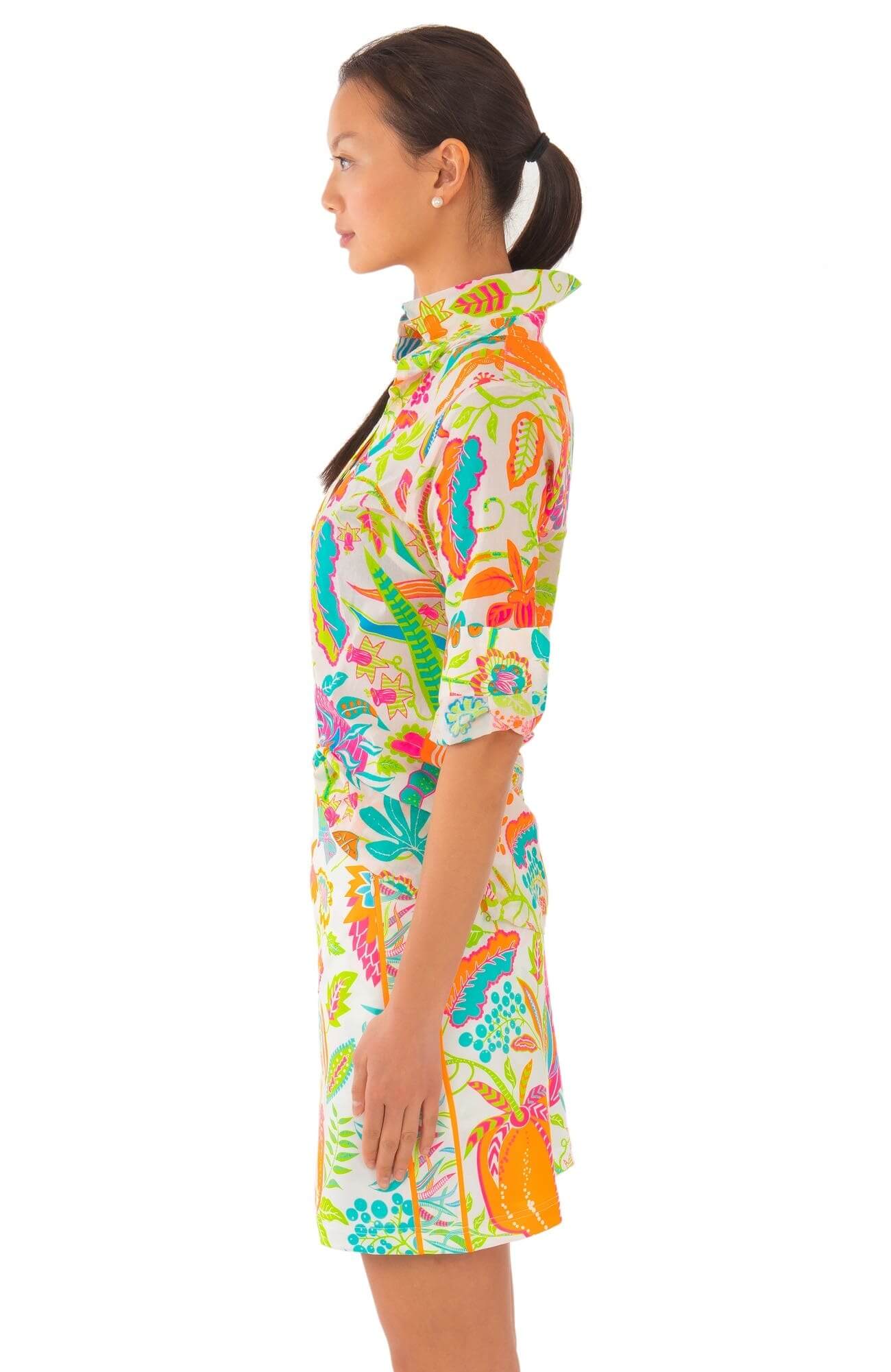 Comfy Cozy Voile Shirt - Hummingbird Heaven - Final Sale Multi