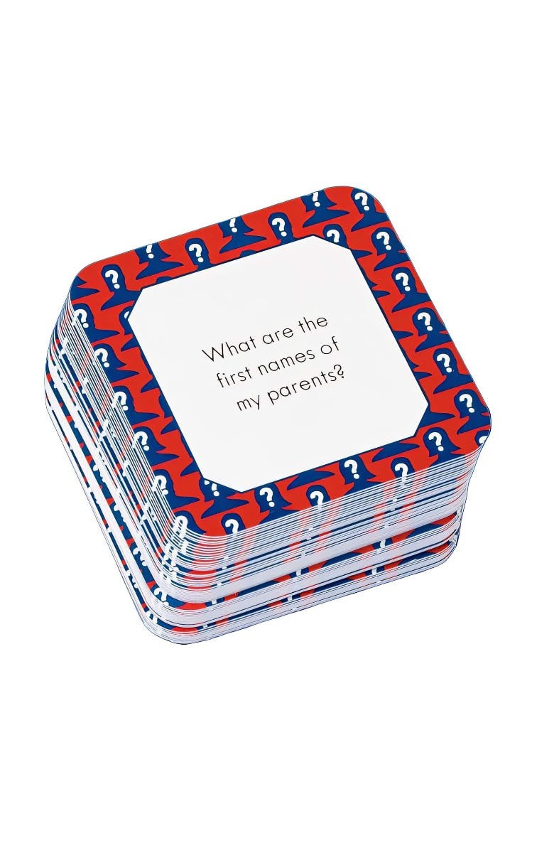 Tin Can Games - After Dinner Amusements: How Well Do You Know Me?