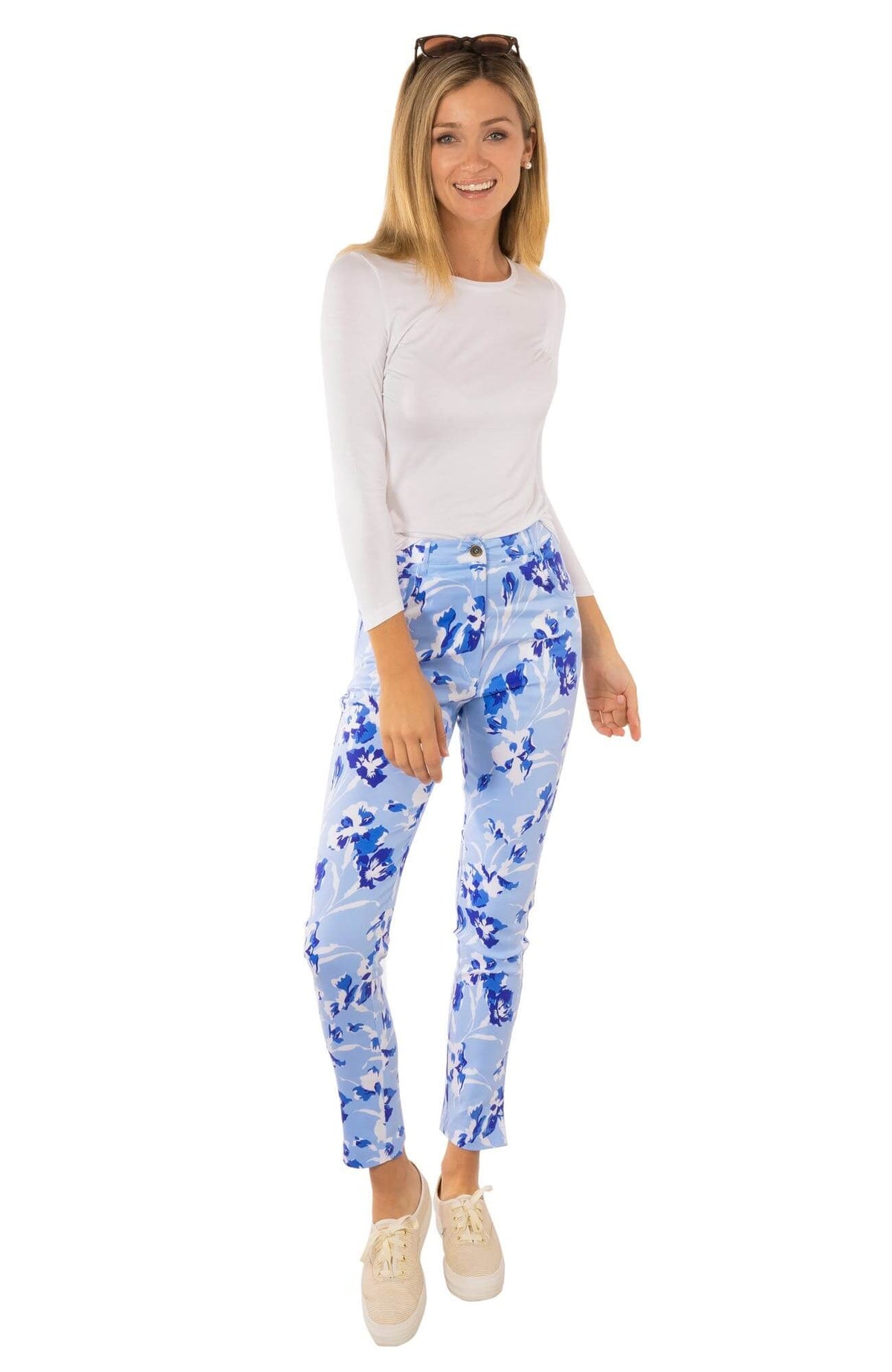 GripeLess Cotton Spandex Jeans - Iconic Iris - Final Sale Blues