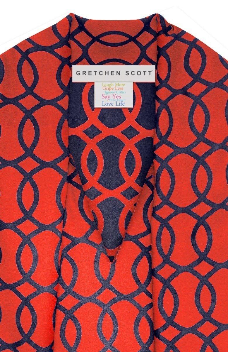 Impossibly Fabulous Top - Final Sale Red Navy