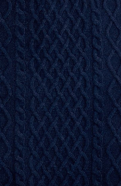 Irish Knit Skirt Navy